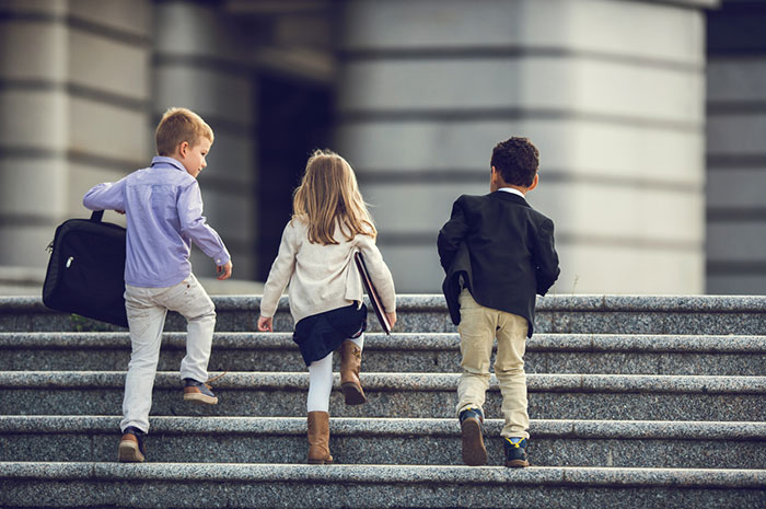 kids in business suits