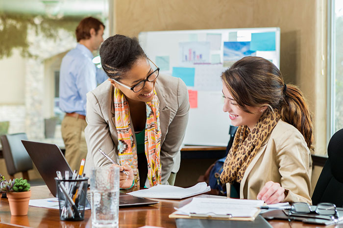 diverse businesswomen