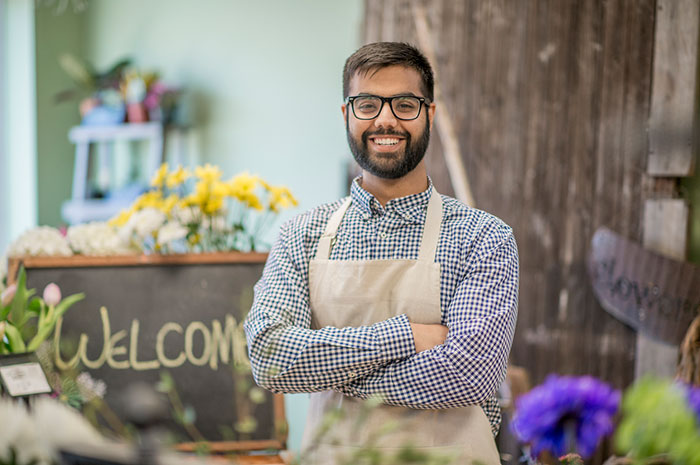 florist welcome sign