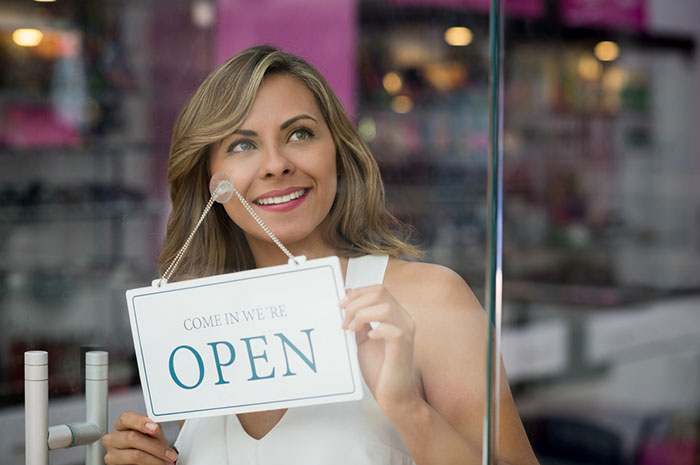 woman in franchising