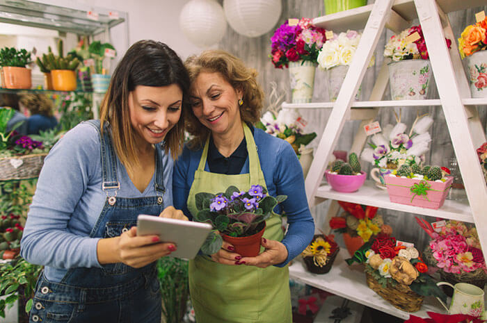mother daughter flowers business