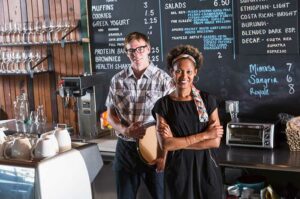 trendy cafe owners